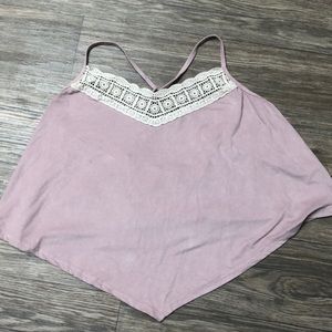 Pink crop top